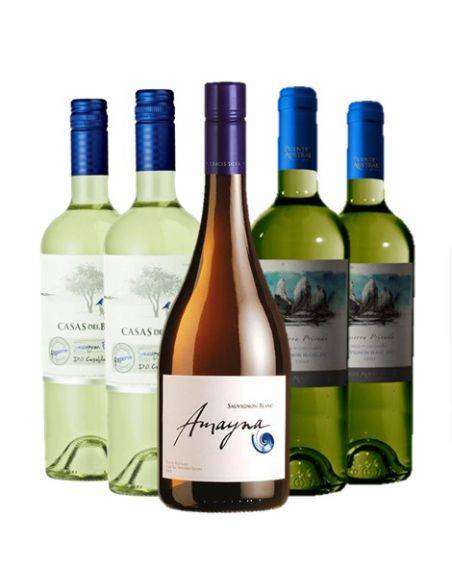Pack 6 Sauvignon Blanc, 3 Valles, Reserva - Premium