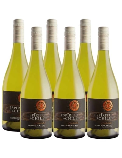 Pack 6 Sauvignon Blanc, Gran Reserva, Explorador, Espíritu de Chile