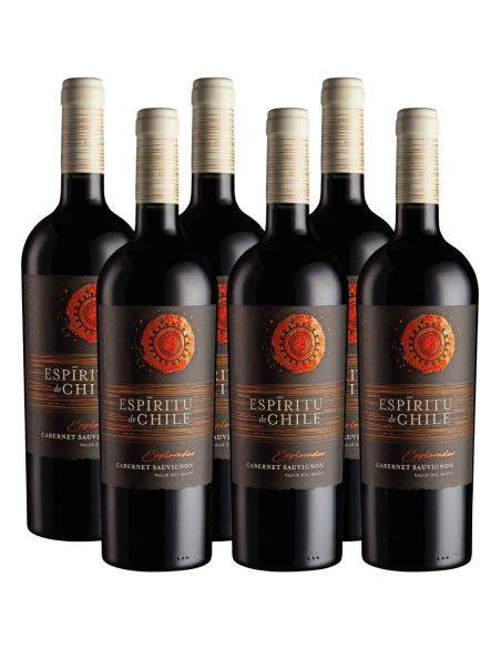 Pack 6 Cabernet Sauvignon, Gran Reserva, Explorador, Espíritu de Chile