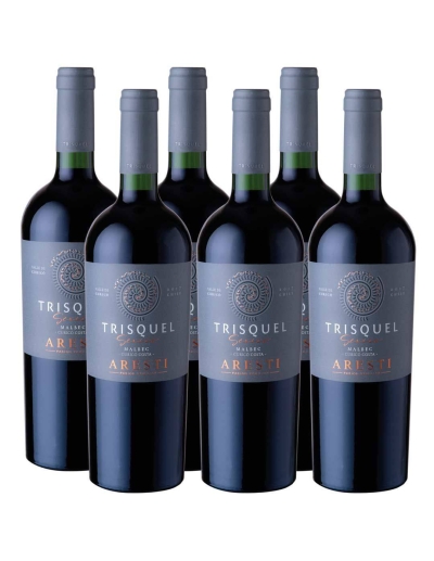 Pack 6 Malbec, Series Curicó Costa, Premium, Trisquel
