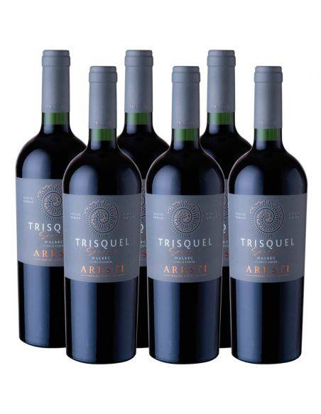 Pack 6 Malbec, Series Curicó Costa, Premium, Trisquel