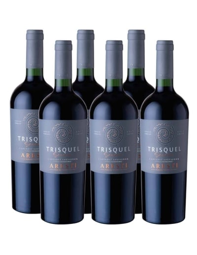 Pack 6 Cabernet Sauvignon, Parras Fundadoras, Premium, Trisquel
