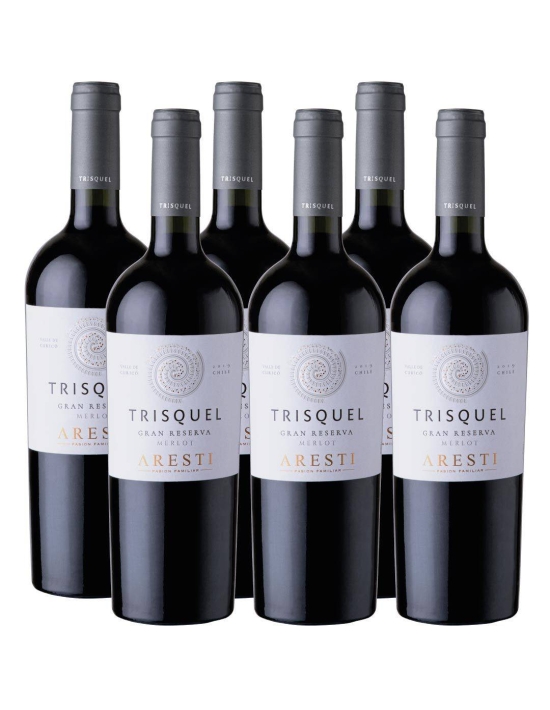 Pack 6 Merlot, Gran Reserva, Trisquel