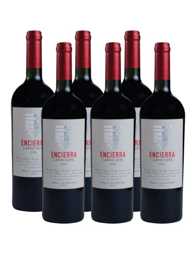 Pack 6 Carmenere, Super Premium, Encierra