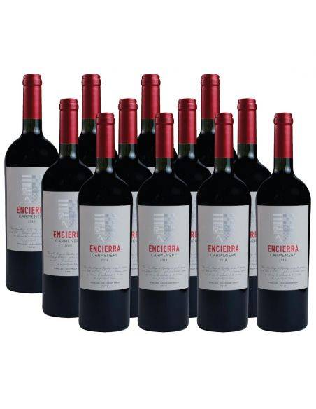 Pack 12 Carmenere, Super Premium, Encierra