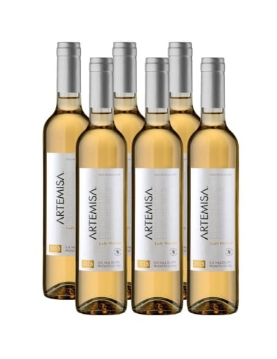 Pack 6 Moscatel de Alejandría, Late Harvest, Artemisa, Viña Aromo