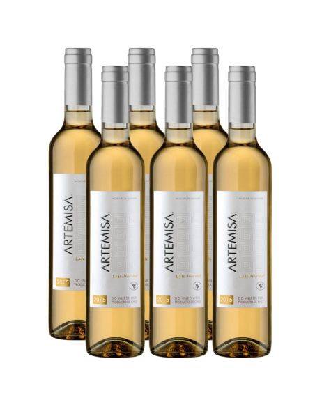 Pack 6 Moscatel de Alejandría, Late Harvest, Artemisa, Viña Aromo