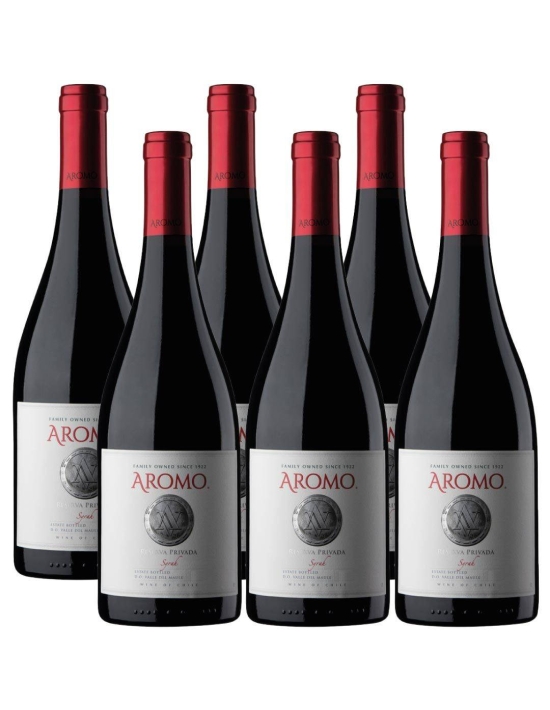 Pack 6 vinos Syrah, Reserva Privada, Viña Aromo