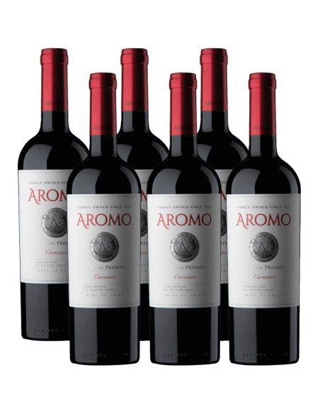 Pack 6 vinos Carmenere, Reserva Privada, Viña El Aromo, Valle del Maule