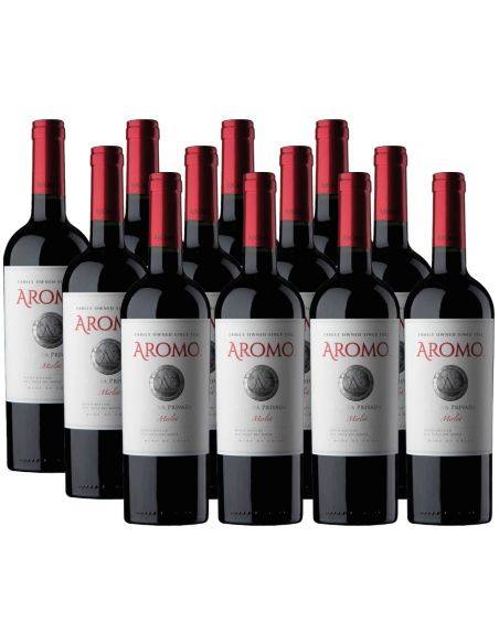 Pack 12 bot Merlot Reserva Privada Viña El Aromo, Valle del Maule