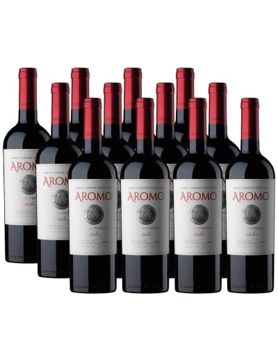 Pack 12 Vinos Malbec Reserva Privada, Viña Aromo