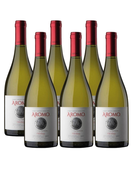 Pack 6 vinos Chardonnay, Reserva Privada, Viña El Aromo