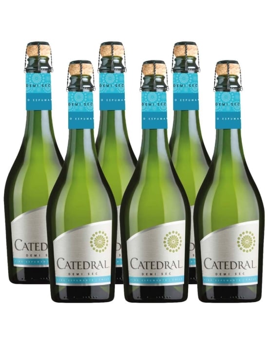 Pack 6 Catedral Demi Sec, Viña El Aromo