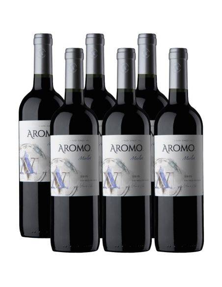 Pack 6 Merlot, Viña El Aromo, Valle del Maule
