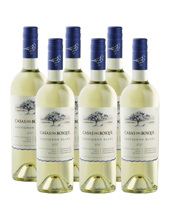 Pack 6 botellas Sauvignon Blanc, Reserva, Viña Casas del Bosque