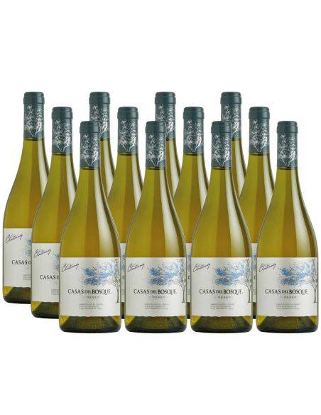 Pack 12 vinos Chardonnay, Gran Reserva,Viña Casas del Bosque, Valle de Casablanca