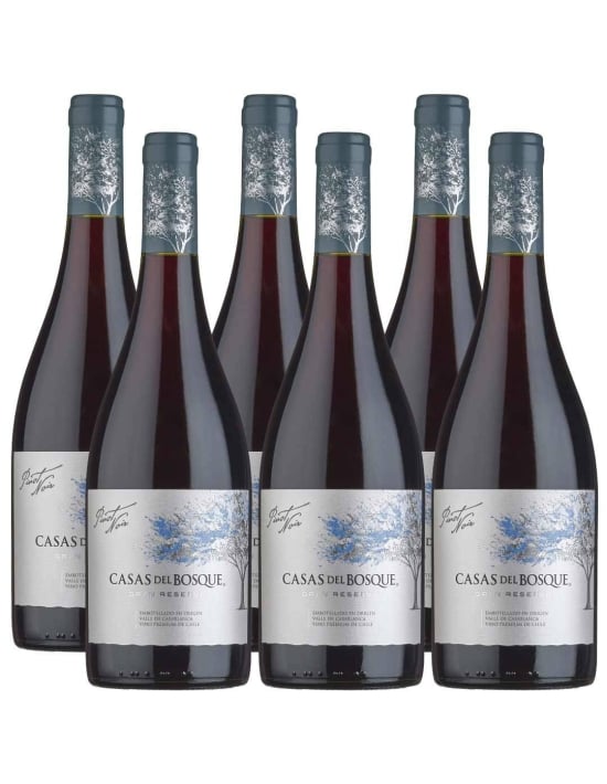 Pack 6 vinos Pinot Noir, Gran Reserva, Viña Casas del Bosque, Valle de Casablanca