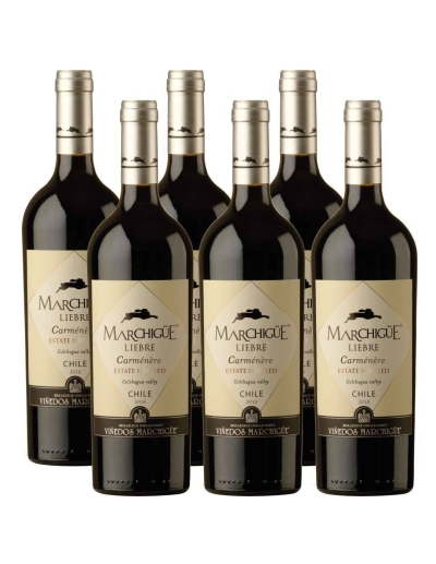 Pack 6 Carmenere, Premium, Liebre Marchigue