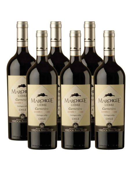 Pack 6 Carmenere, Premium, Liebre Marchigue