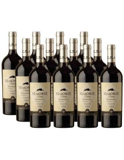 Pack 12 Carmenere, Premium, Liebre Marchigue