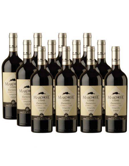 Pack 12 Carmenere, Premium, Liebre Marchigue