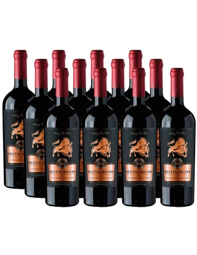 Pack 12 Cabernet Sauvignon, Bestia Negra, Premium, Bestias Wines