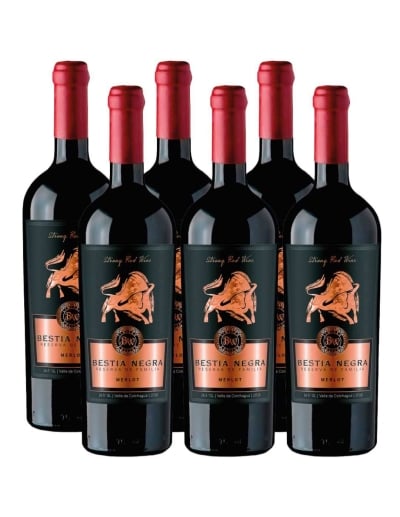 Pack 6 Merlot, Bestia Negra, Premium, Bestias Wines