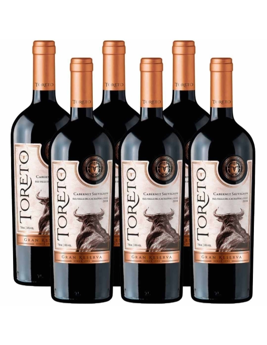 Pack 6 Cabernet Sauvignon Gran Reserva, Toreto, Bestias Wines