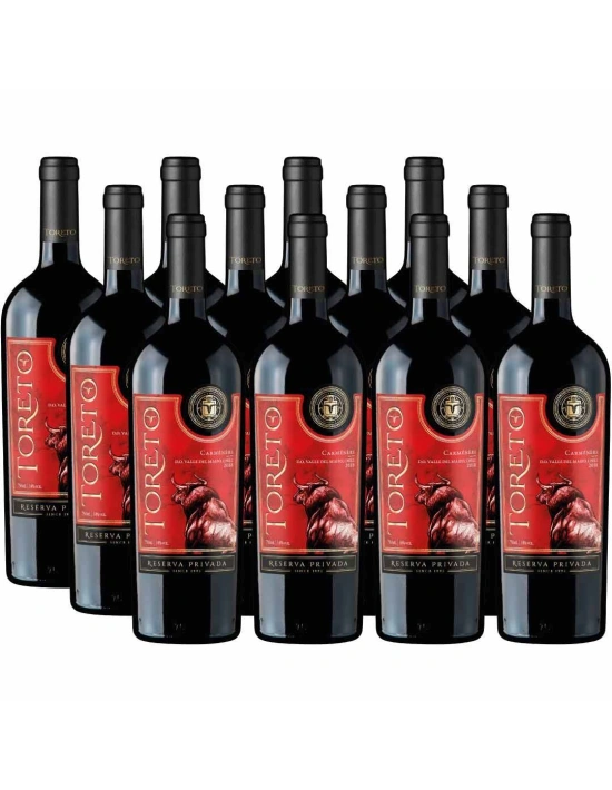 Pack 12 Carmenere, Reserva Privada, Toreto, Bestias Wines