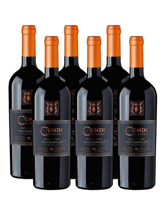 Pack 6 Cabernet Sauvignon Conde de Marras, Gran Reserva