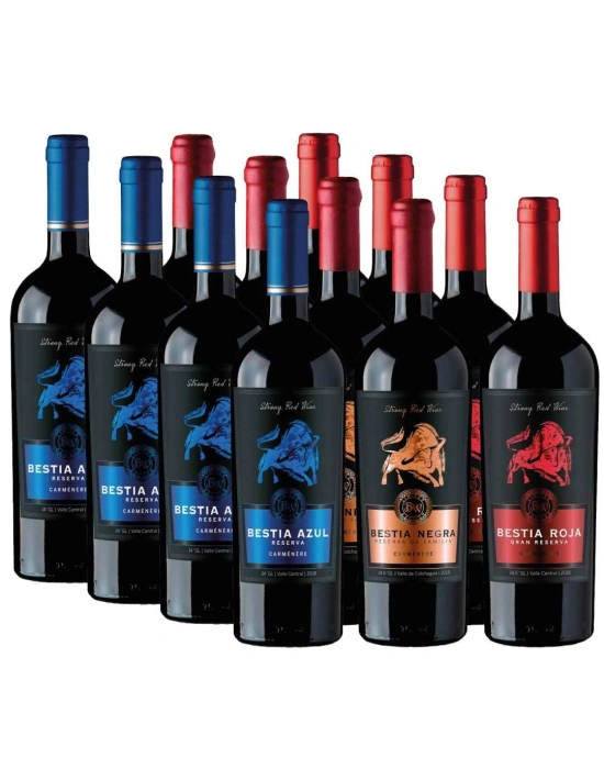 Pack mix 12 Bestias, Carmenere, Bestias Wines