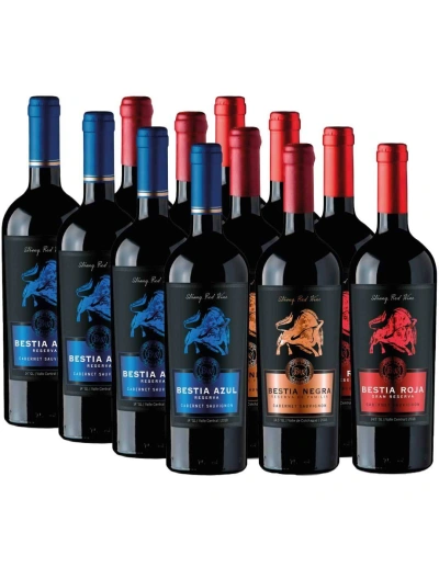 Pack mix 12 Bestias, Cabernet Sauvignon, Bestias Wines