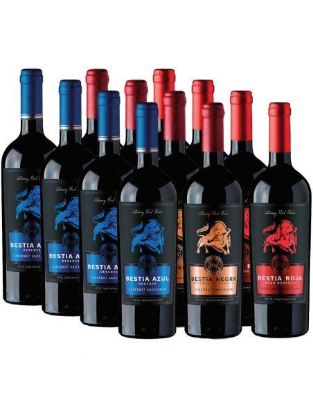 Pack mix 12 Bestias, Cabernet Sauvignon, Bestias Wines