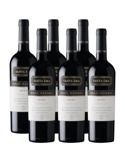Pack 6 Malbec, Gran Reserva, Viña Santa Ema