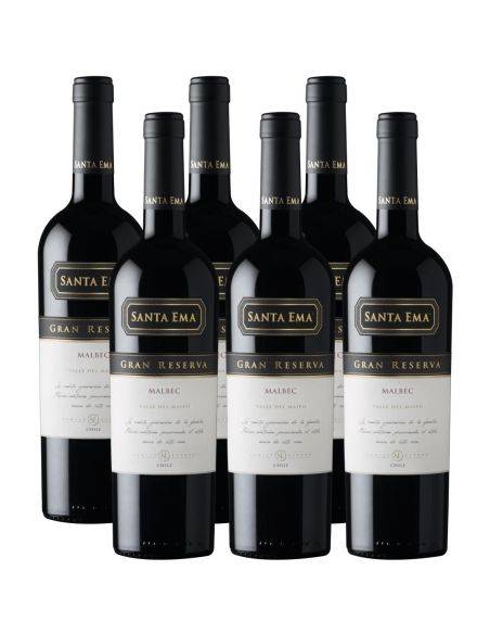 Pack 6 Malbec, Gran Reserva, Viña Santa Ema