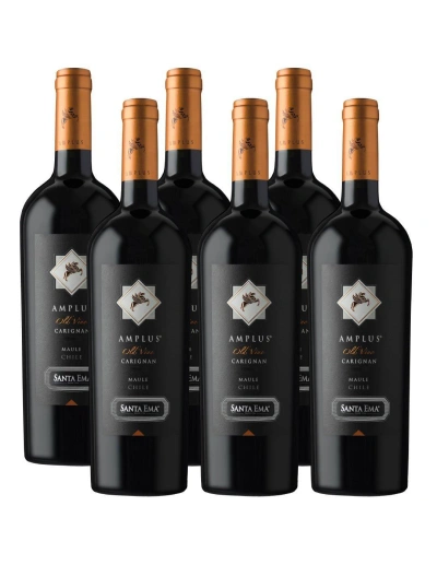 Pack 6 vinos Carignan, Amplus, Premium, Viña Santa Ema