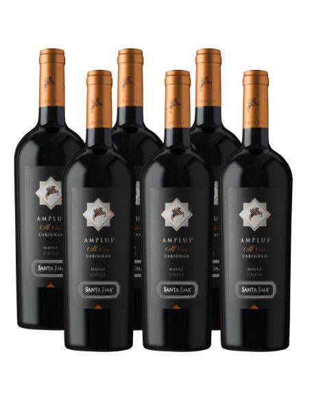 Pack 6 vinos Carignan, Amplus, Premium, Viña Santa Ema