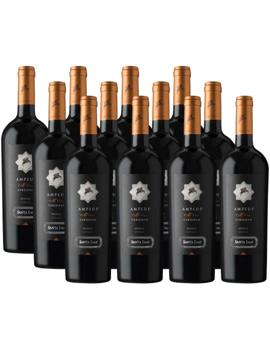 Pack 12 vinos Carignan, Amplus, Premium, Viña Santa Ema
