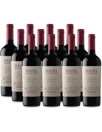 Pack 12 Carmenere, Reserva, Handpicked, Siegel