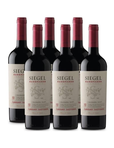 Pack 6 Cabernet Sauvignon, Reserva, Handpicked, Siegel