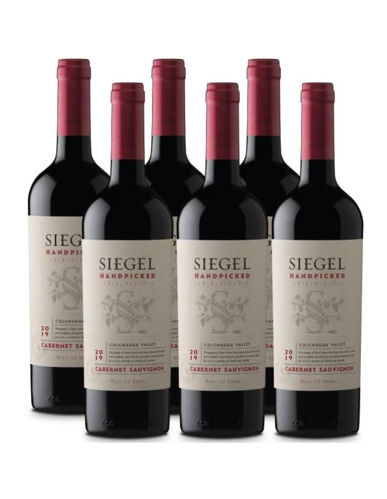 Pack 6 Cabernet Sauvignon, Reserva, Handpicked, Siegel