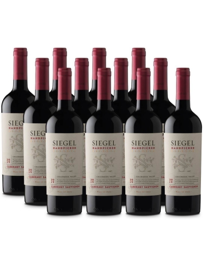 Pack 12 Cabernet Sauvignon, Reserva, Handpicked, Siegel
