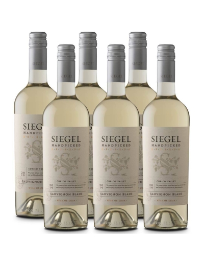 Pack 6 Sauvignon Blanc, Reserva, Handpicked, Siegel