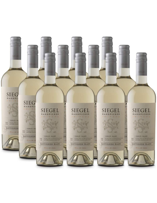 Pack 12 Sauvignon Blanc, Reserva, Handpicked, Siegel