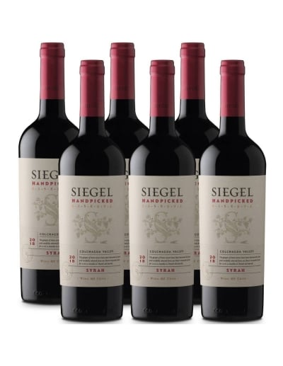 Pack 6 Syrah Reserva, Handpicked, Siegel