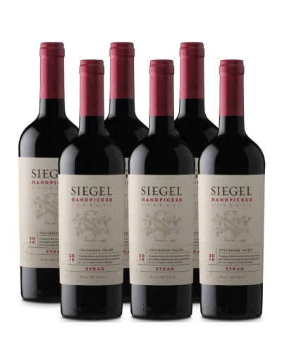 Pack 6 Syrah Reserva, Handpicked, Siegel