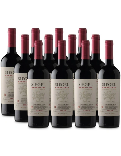 Pack 12 Syrah Reserva, Handpicked, Siegel