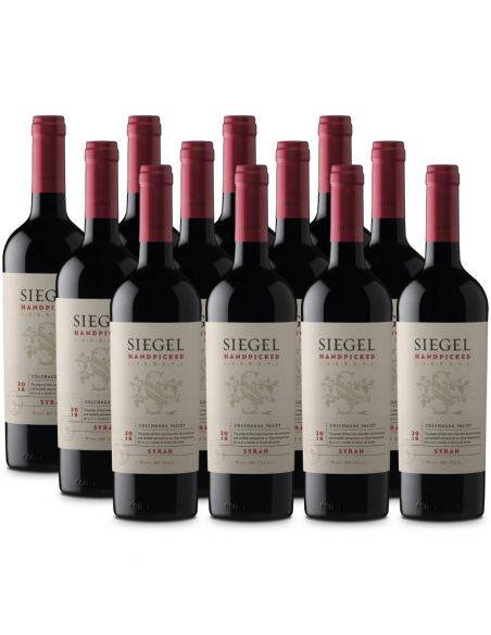 Pack 12 Syrah Reserva, Handpicked, Siegel