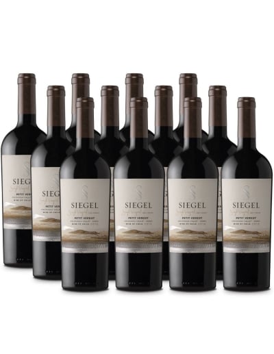 Pack 12 Petit Verdot Premium, Single Vineyard, Siegel