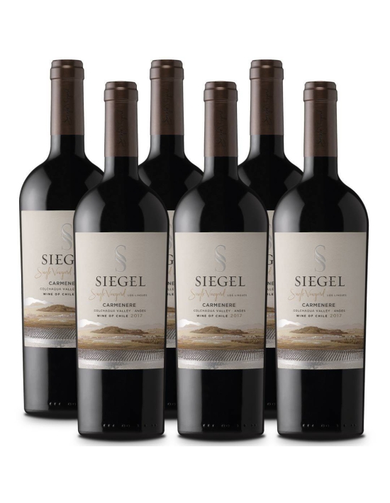 Pack 6 Carmenere Premium, Single Vineyard, Siegel